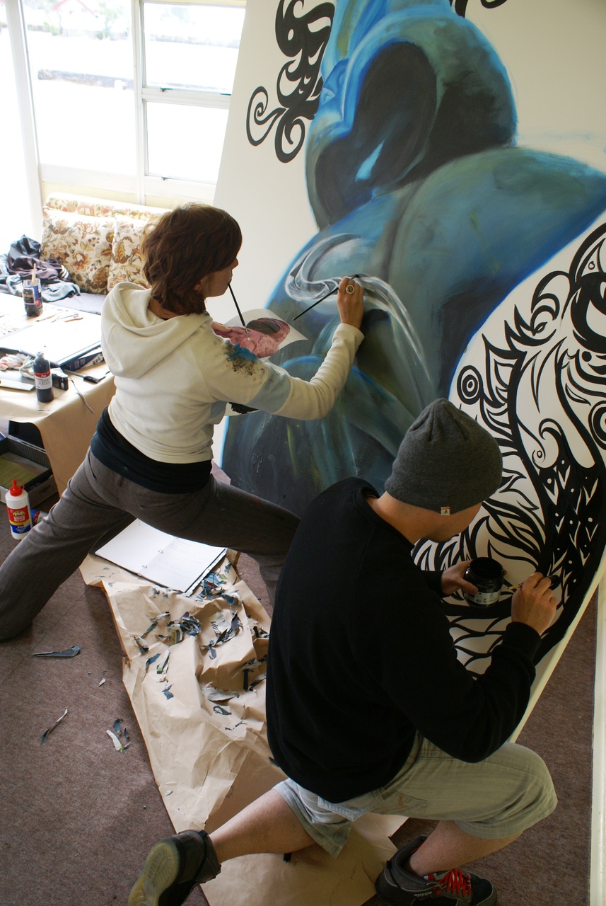 Sofia and Samapeap at work.JPG Sofia and Samapeap at work.JPG