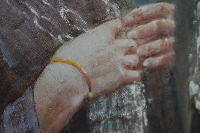 Oeuvre de Fu Xiaolan., détail.