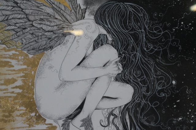 Tableau signé Carole Tinel. Tableau signé Carole Tinel.