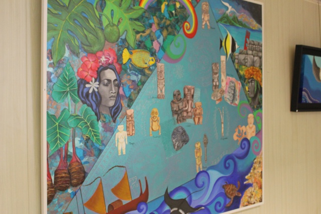 Toile d'Isabelle Luria.