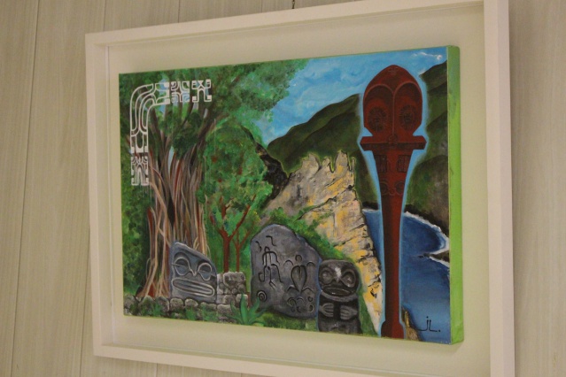 Toile d'Isabelle Luria.