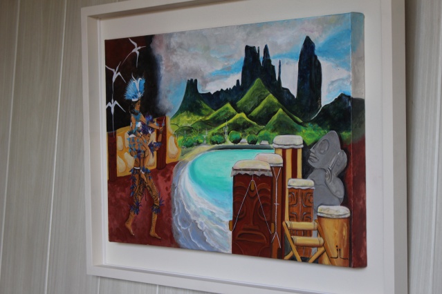 Toile d'Isabelle Luria.