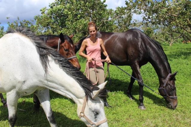Jessica Deschamps à Mataiea.