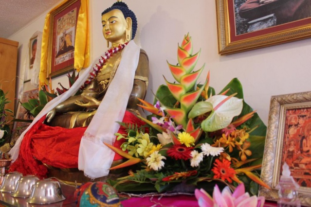 Au centre de méditation Naropa.