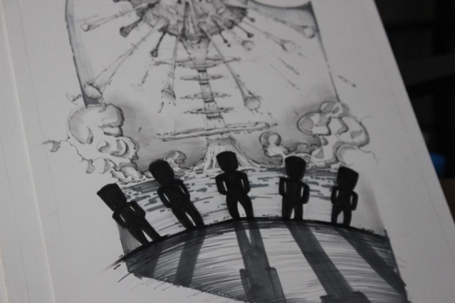 Dessin de Pierre Motahi.