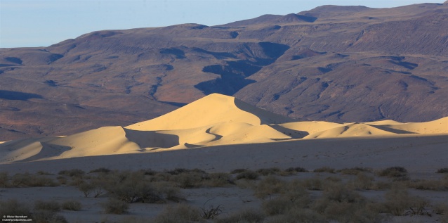 Vue sur Eurêka Dunes.