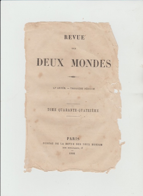 Revue des deux mondes