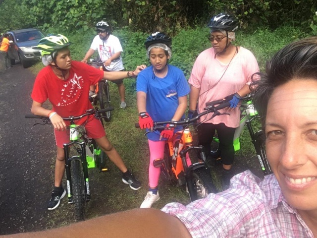 Une famille en pleine forme