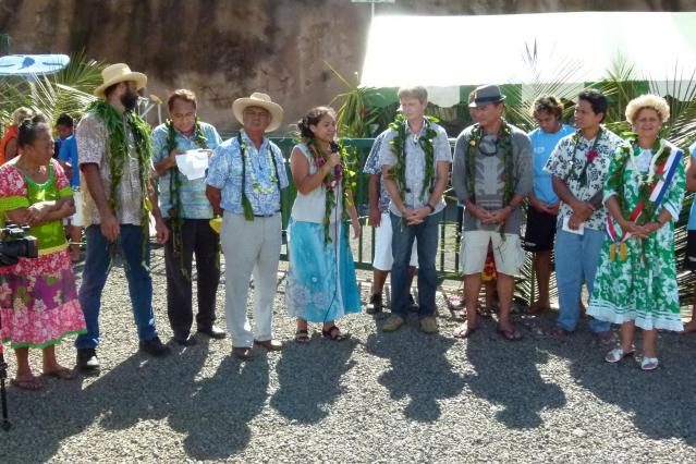 INAUGURATION PLATEAU SPORTIF HAMUTA PLATEAU 