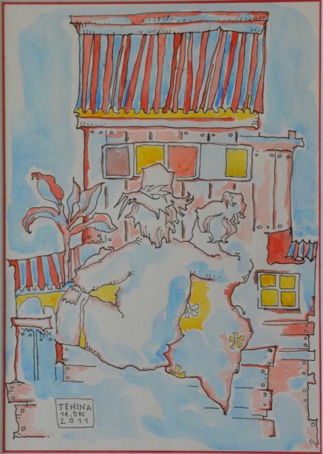 Les amoureux (aquarelle 29 x 21) Les amoureux (aquarelle 29 x 21)