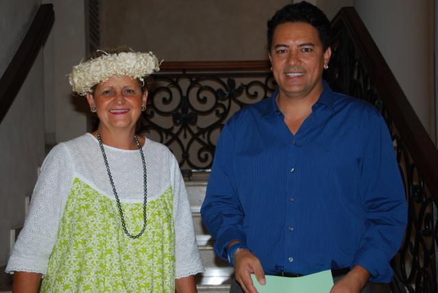 Béatrice Vernaudon et Fabien Dinard. La mairie et le conservatoire ont renouvelé, peu avant le concert, la convention concernant l'antenne de l'établissement dans la commune. Un partenariat solide, sérieux,