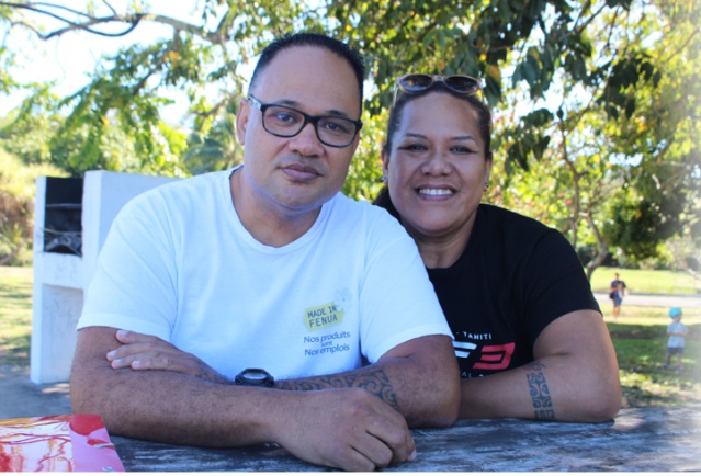 David et sa femme Nathalie David et sa femme Nathalie