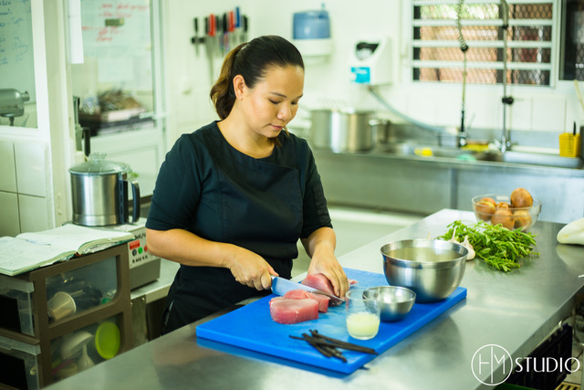 En cuisine. En cuisine.