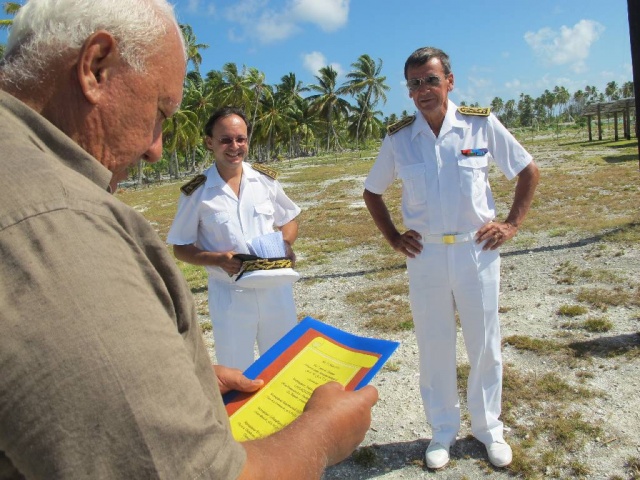 25 - Fangatau-Pose de la première pierre de l’abri du groupe électrogène de secours 25 - Fangatau-Pose de la première pierre de l’abri du groupe électrogène de secours