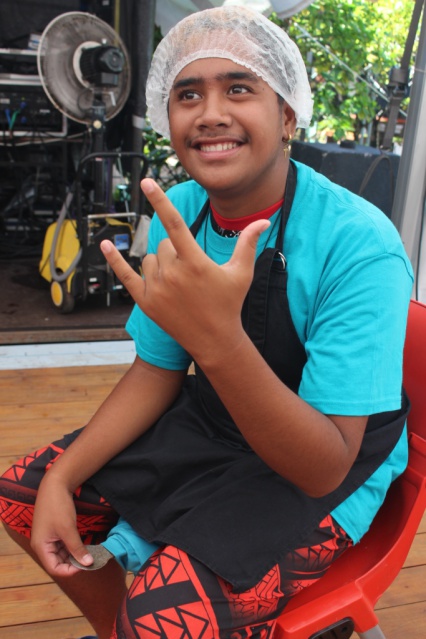 Ismael Maraiauria, élève de 3e du collège de Teva i Uta.