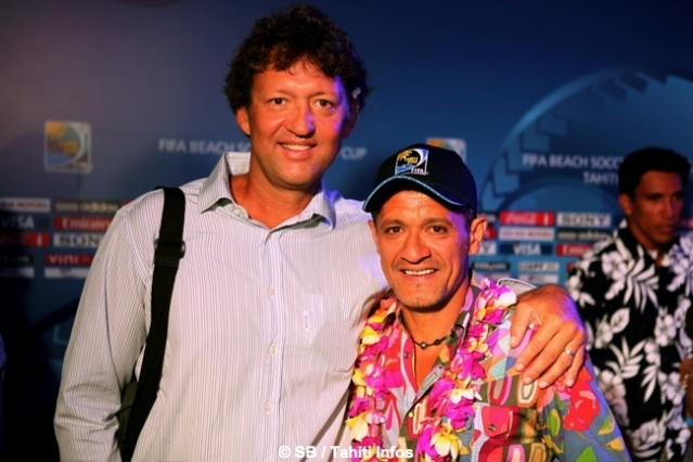 Georgy Adams et Pascal Vahirua Georgy Adams et Pascal Vahirua