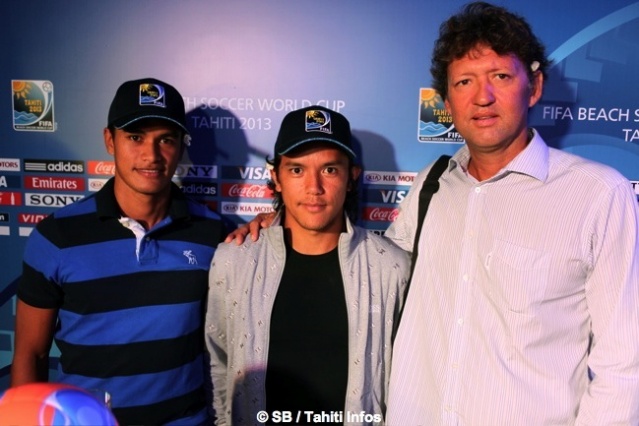 Steevy Chong Hue, Marama Vahirua, Georgy Adams Steevy Chong Hue, Marama Vahirua, Georgy Adams