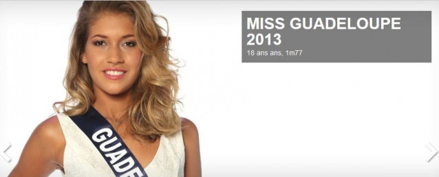 Miss Guadeloupe Chloé Deher 18 ans, 1m77 Miss Guadeloupe Chloé Deher 18 ans, 1m77