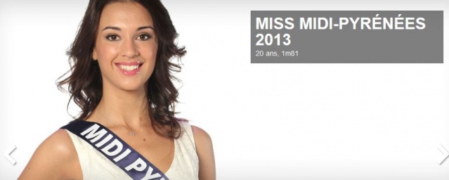 Miss Midi Pyrennées Audrey Bernes 20 ans, 1m81 Miss Midi Pyrennées Audrey Bernes 20 ans, 1m81