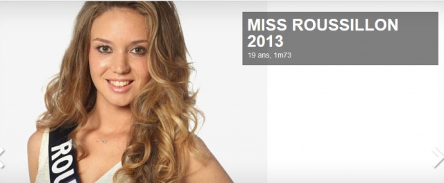 Miss Roussillon Sabine Banet 19 ans,, 1m73 Miss Roussillon Sabine Banet 19 ans,, 1m73