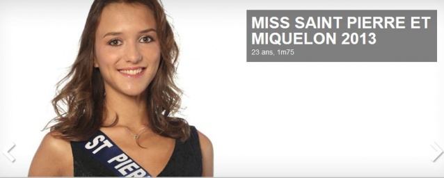 Miss Saint-Pierre et Miquelon Clio Victorri 23 ans, 1m75 Miss Saint-Pierre et Miquelon Clio Victorri 23 ans, 1m75