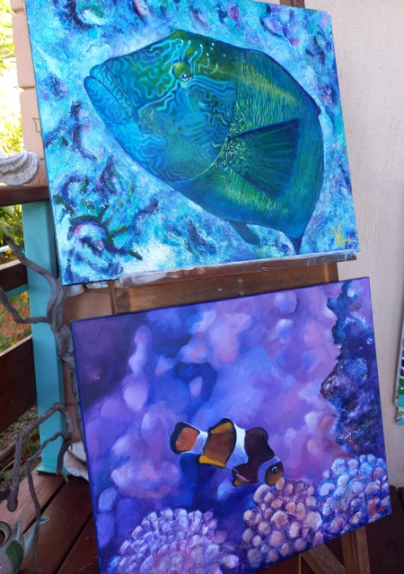 Œuvre de Françoise Vadunthun. Œuvre de Françoise Vadunthun.