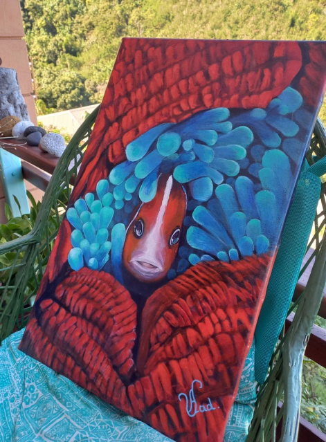 Œuvre de Françoise Vadunthun. Œuvre de Françoise Vadunthun.