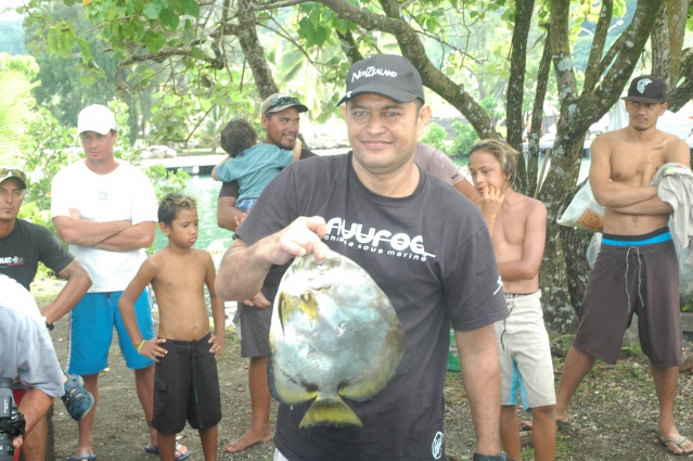 Tepou NEHEMIA sort toujours de belles prises comme ce Paraha PEUE