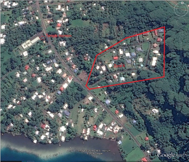 Cartographie Vairao zone 4 Cartographie Vairao zone 4