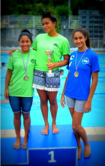 1- Mehani 2- Alizée 3- Avae