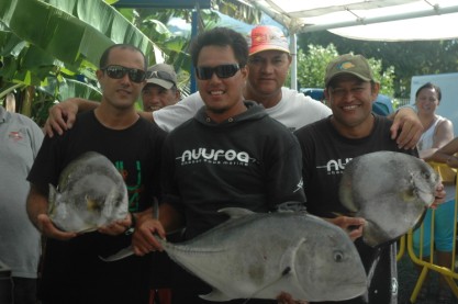 Teva et Tepou auront mis tout le monde d'accord avec leur pêche exceptionnelle