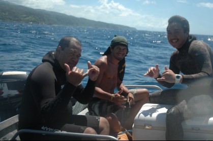 malgré les conditions difficiles, les équipes ont gardé le sourire