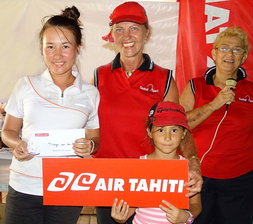 Mélody MARRET gagnante d’un billet Air Tahiti pour les Iles Sous Le Vent.