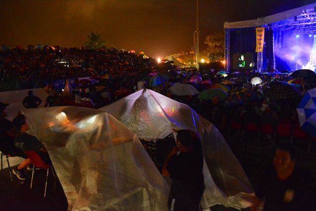 Un peu de pluie n'a pas gaché la fête