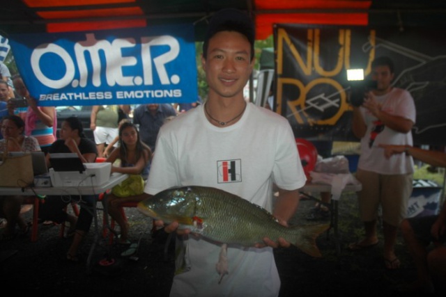 même en pêchant tout seul, Teiva MOU a assuré une belle 2ième place