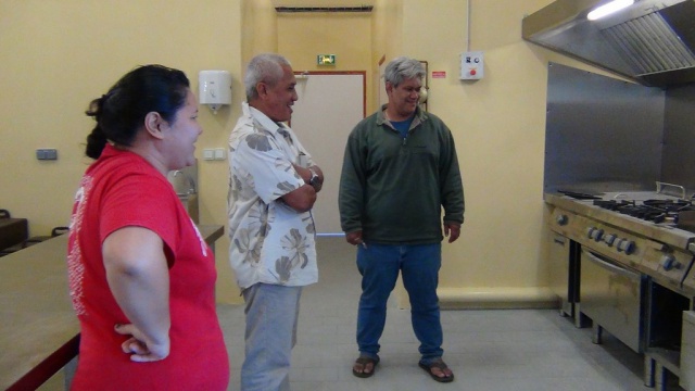 Nouvelle cuisine centrale à Rimatara.