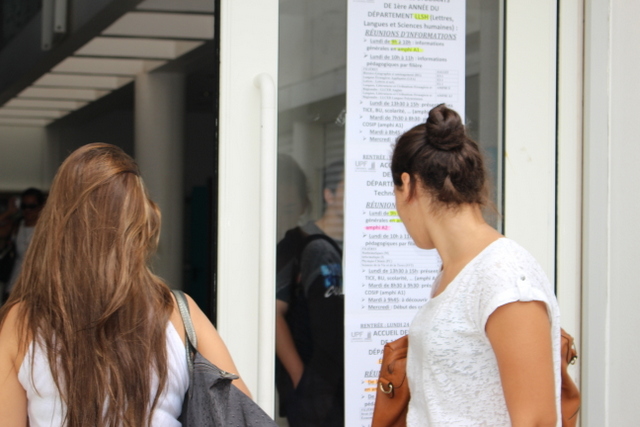 La rentrée universitaire.