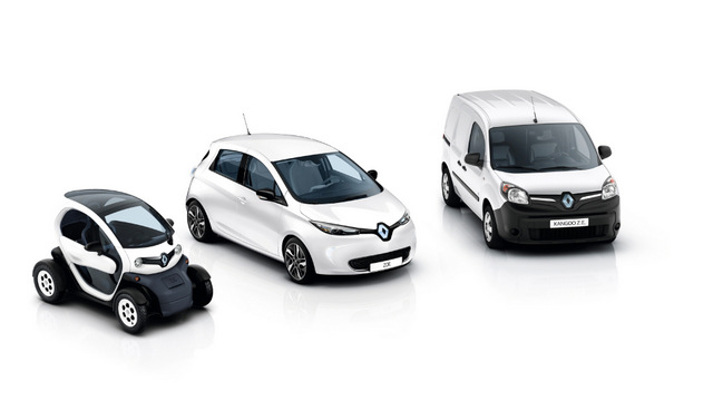 Voiture électrique : la gamme Renault Sodiva.