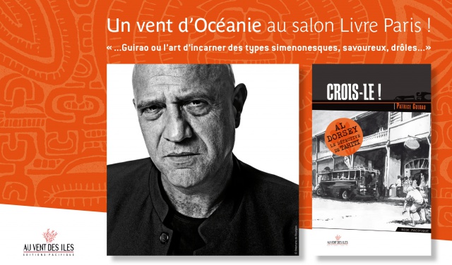 Dédicace au salon du livre de Paris. Patrice Guirao pour sa série Al Dorsey.