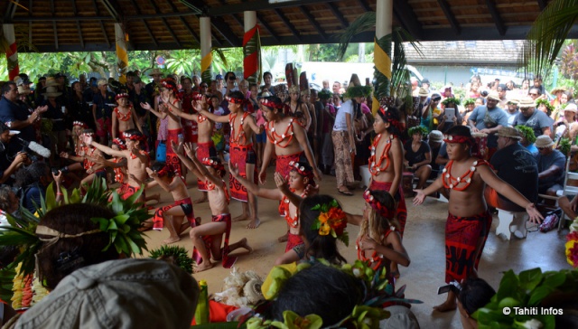 Les enfants aussi ont dansé pour nos invités