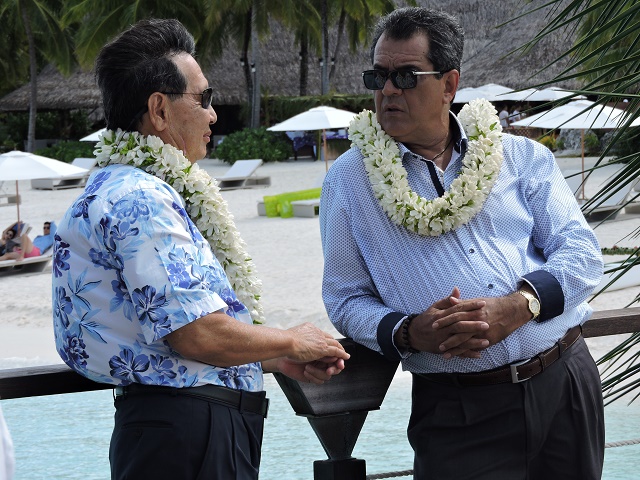 Louis Wane et Edouard Fritch Louis Wane et Edouard Fritch