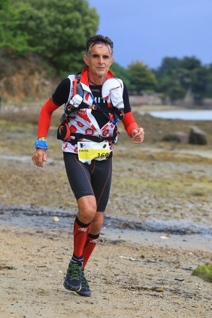 Sur le parcours du grand raid du golfe du Morbihan.