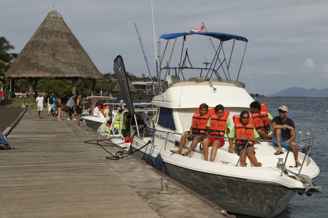 Journée de la baleine, embarquement, lundi 18 septembre.