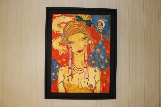 Le Souffleur d’étoiles est une huile sur toile. Le Souffleur d’étoiles est une huile sur toile.