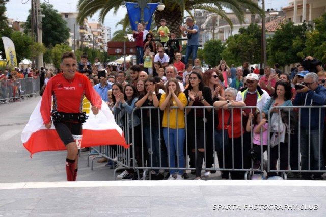 Patrick Candé au Sparthatlon. Patrick Candé au Sparthatlon.