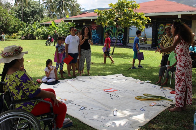 Matinée au Musée des îles, visite de l'exposition temporaire et atelier dans les jardins.