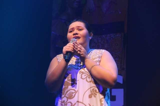 Toamiru Manutahi à la première édition de la soirée Talents de l'UPF.